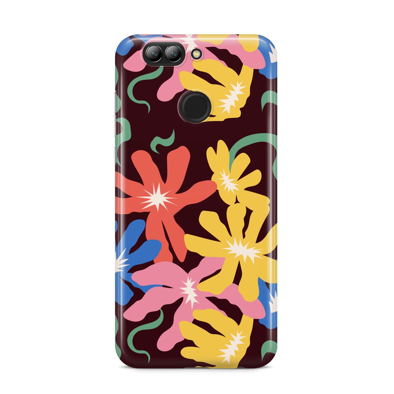 Abstract Flowers Huawei Nova 2s Phone Case