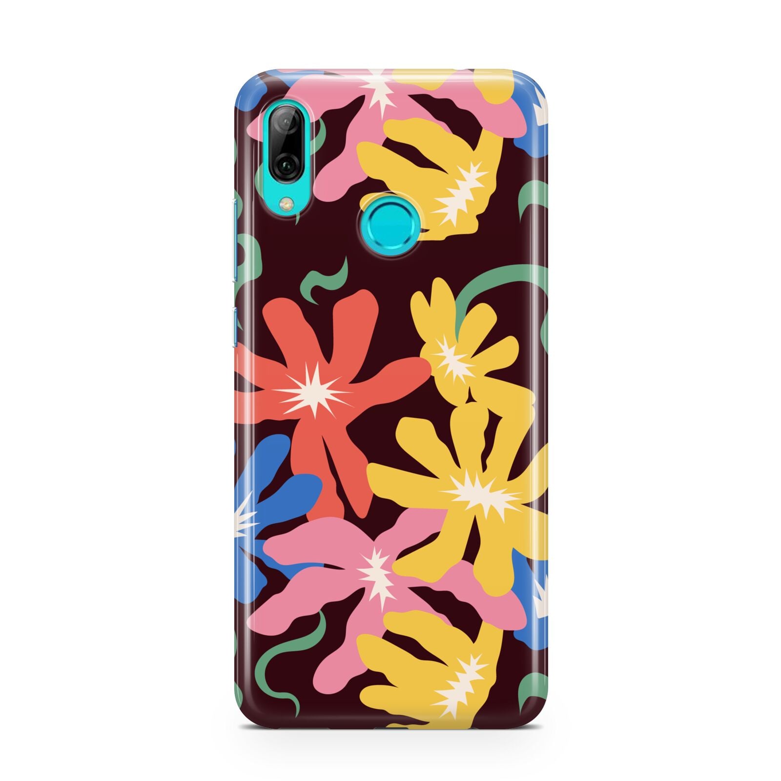 Abstract Flowers Huawei P Smart 2019 Case