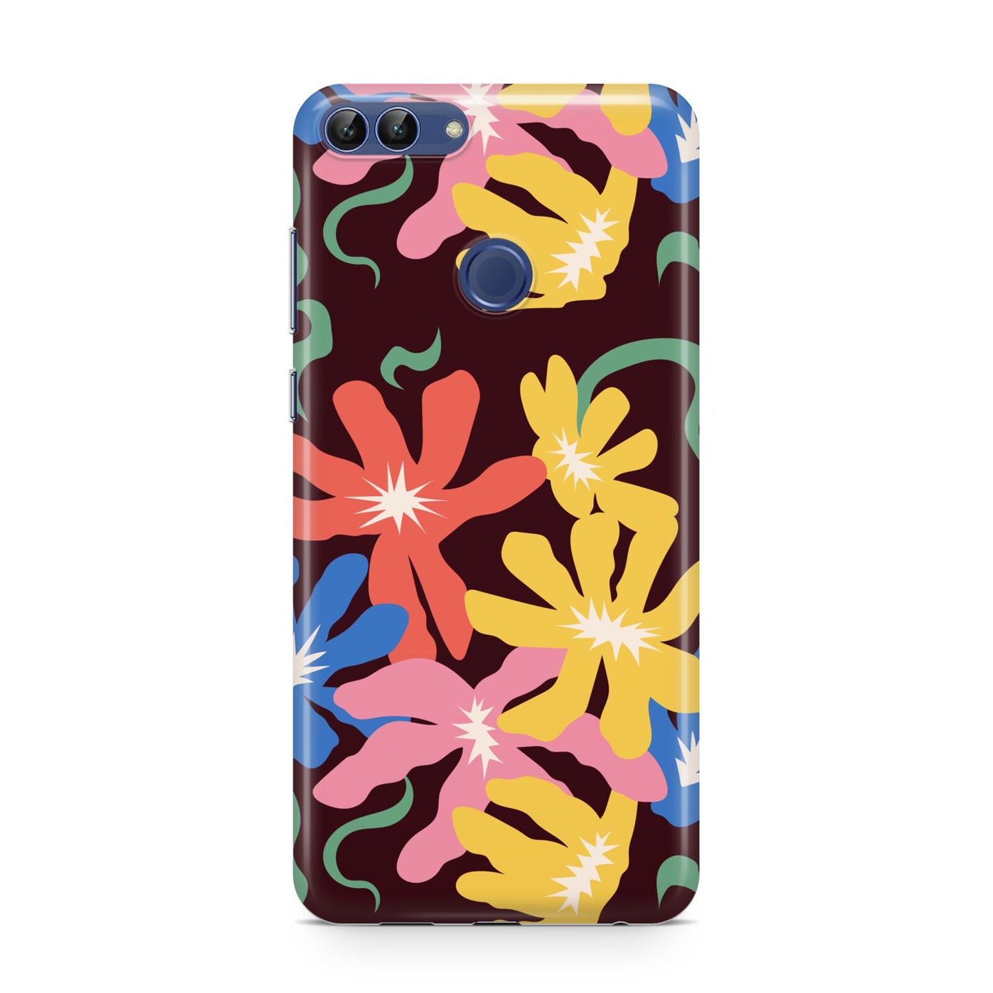 Abstract Flowers Huawei P Smart Case