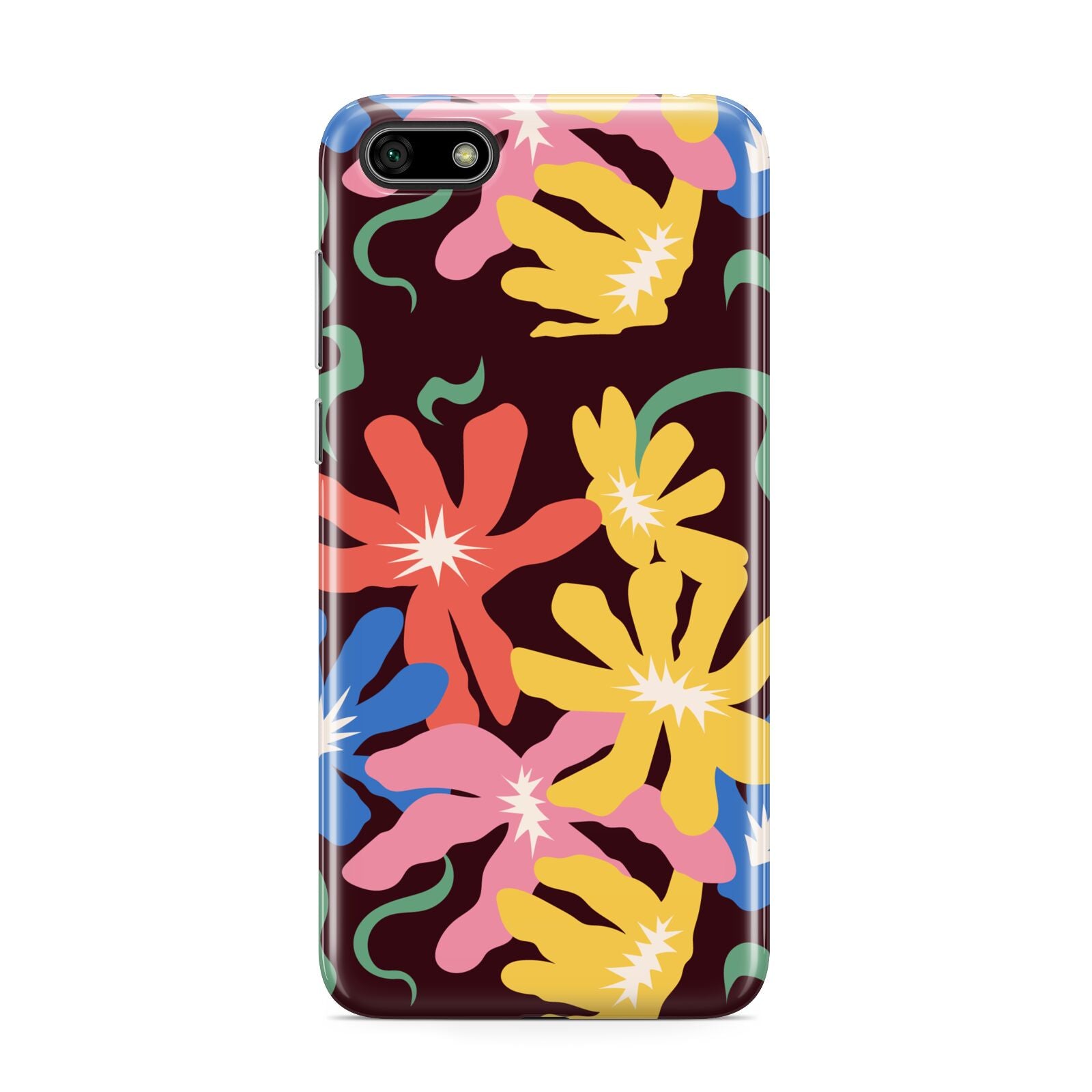 Abstract Flowers Huawei Y5 Prime 2018 Phone Case