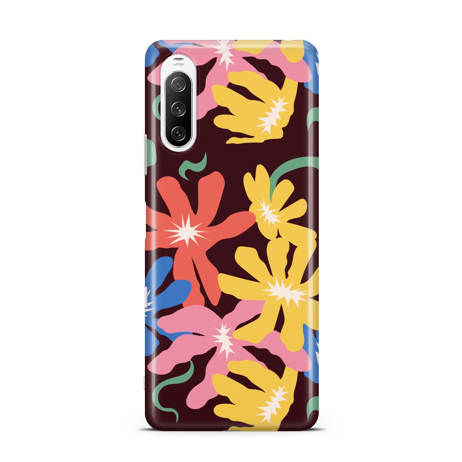 Abstract Flowers Sony Xperia 10 III Case