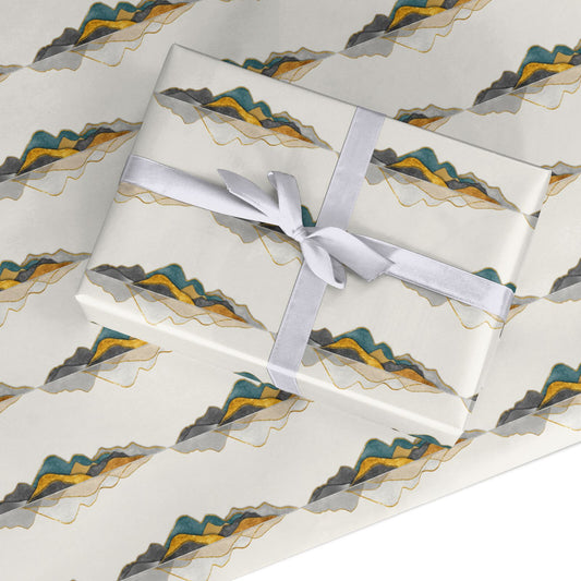 Abstract Mountain Custom Wrapping Paper