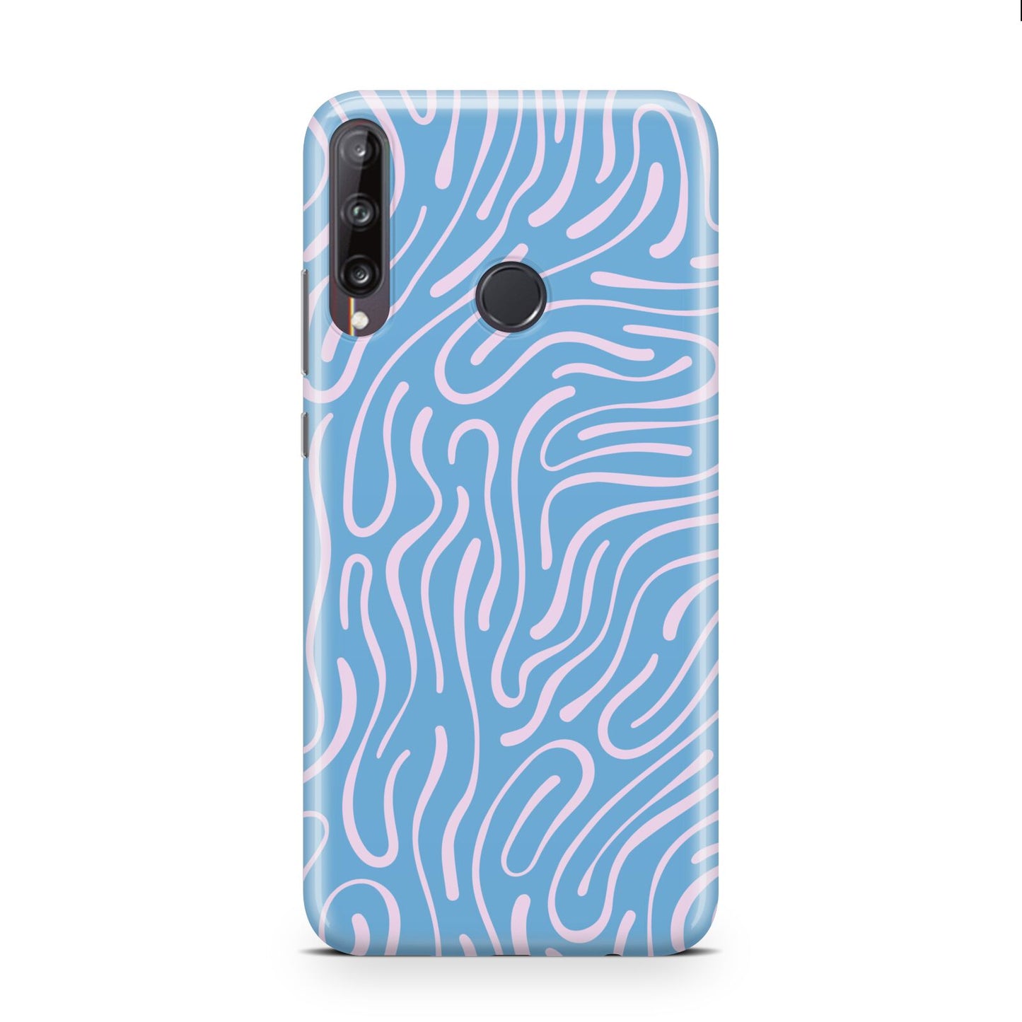 Abstract Ocean Pattern Huawei P40 Lite E Phone Case