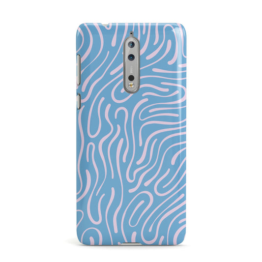 Abstract Ocean Pattern Nokia Case