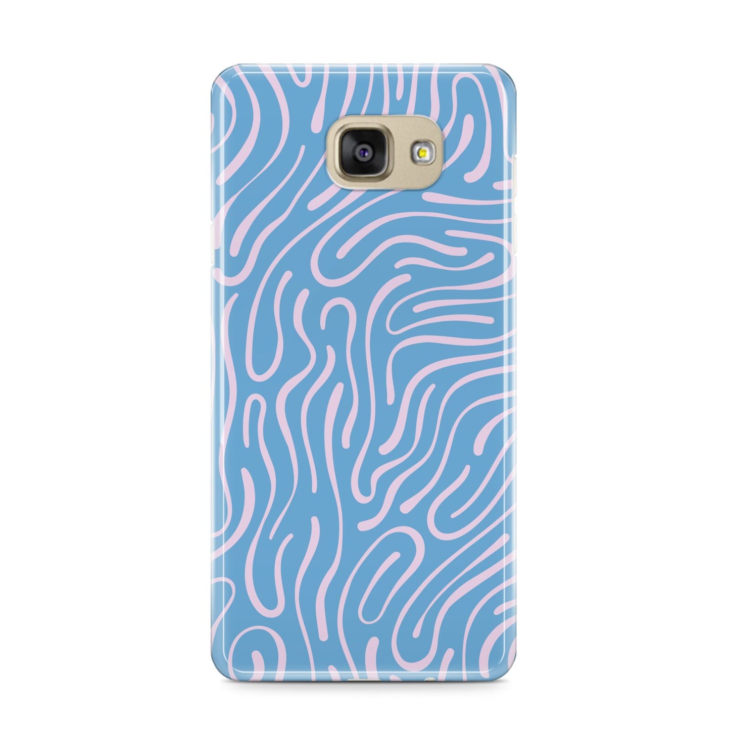 Abstract Ocean Pattern Samsung Galaxy A9 2016 Case on gold phone