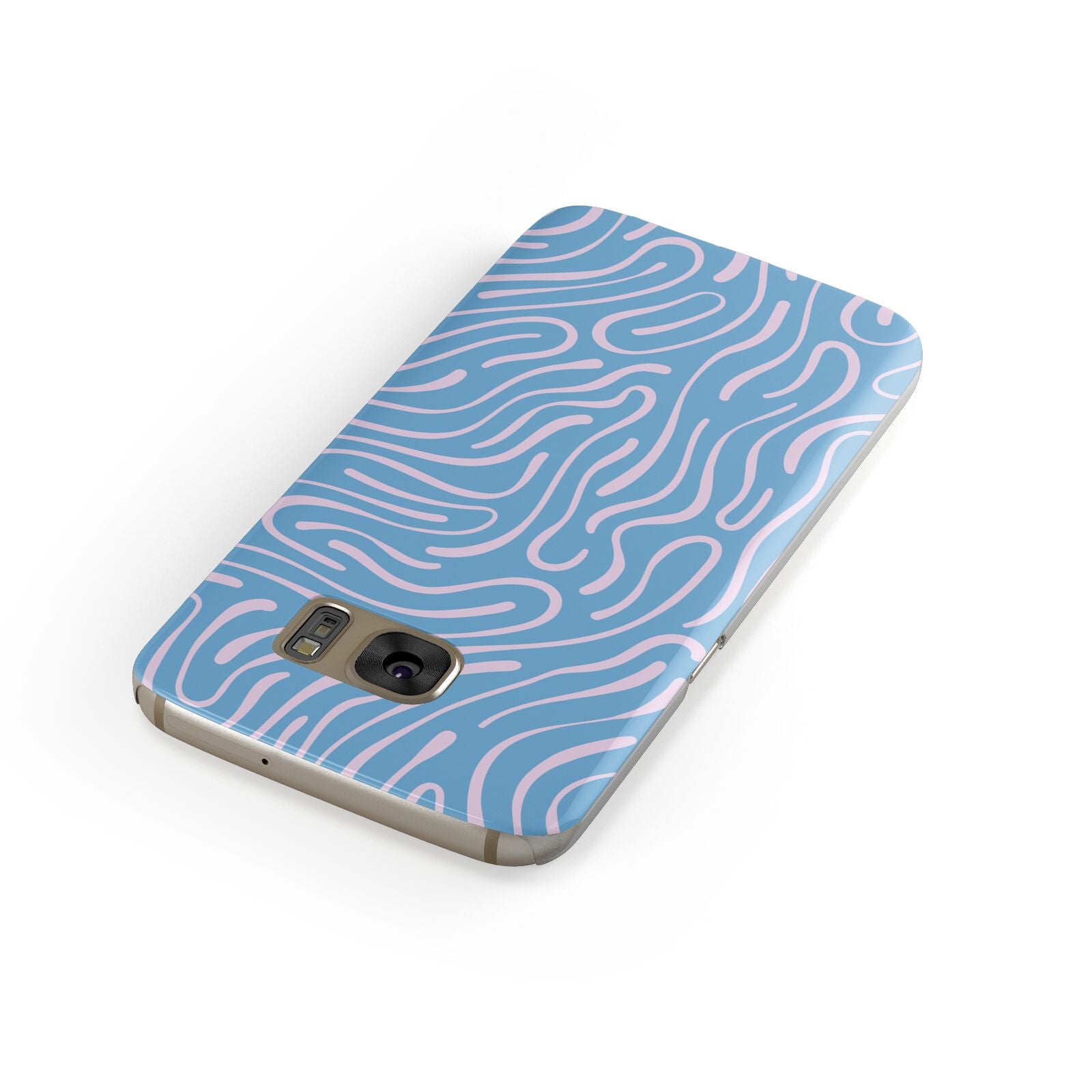 Abstract Ocean Pattern Samsung Galaxy Case Front Close Up