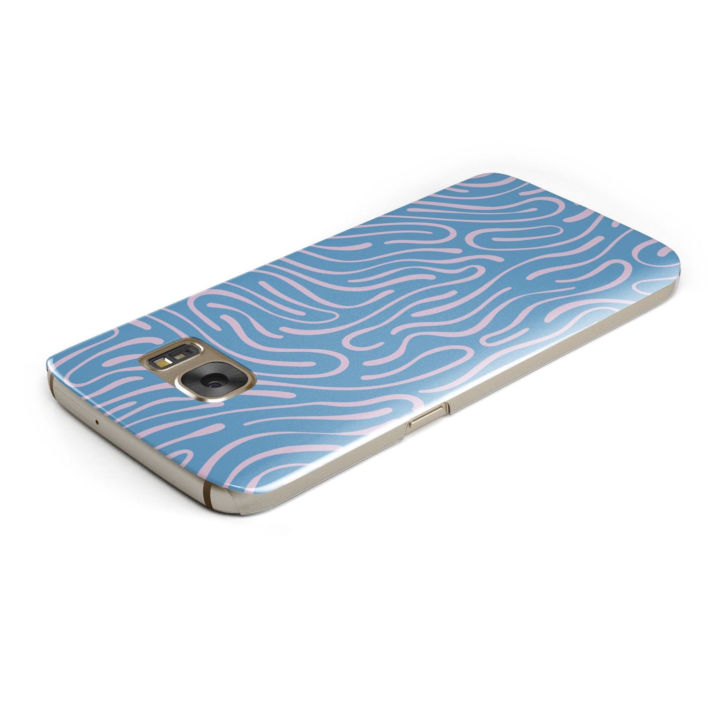 Abstract Ocean Pattern Samsung Galaxy Case Top Cutout