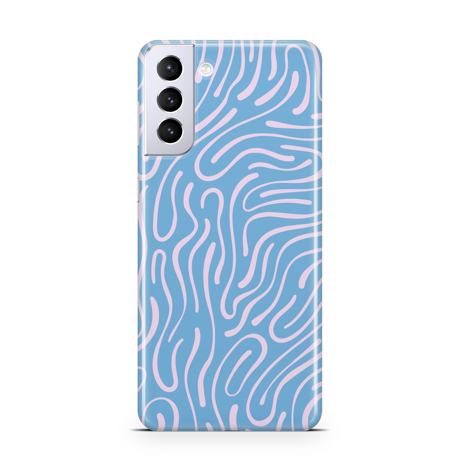 Abstract Ocean Pattern Samsung S21 Plus Case