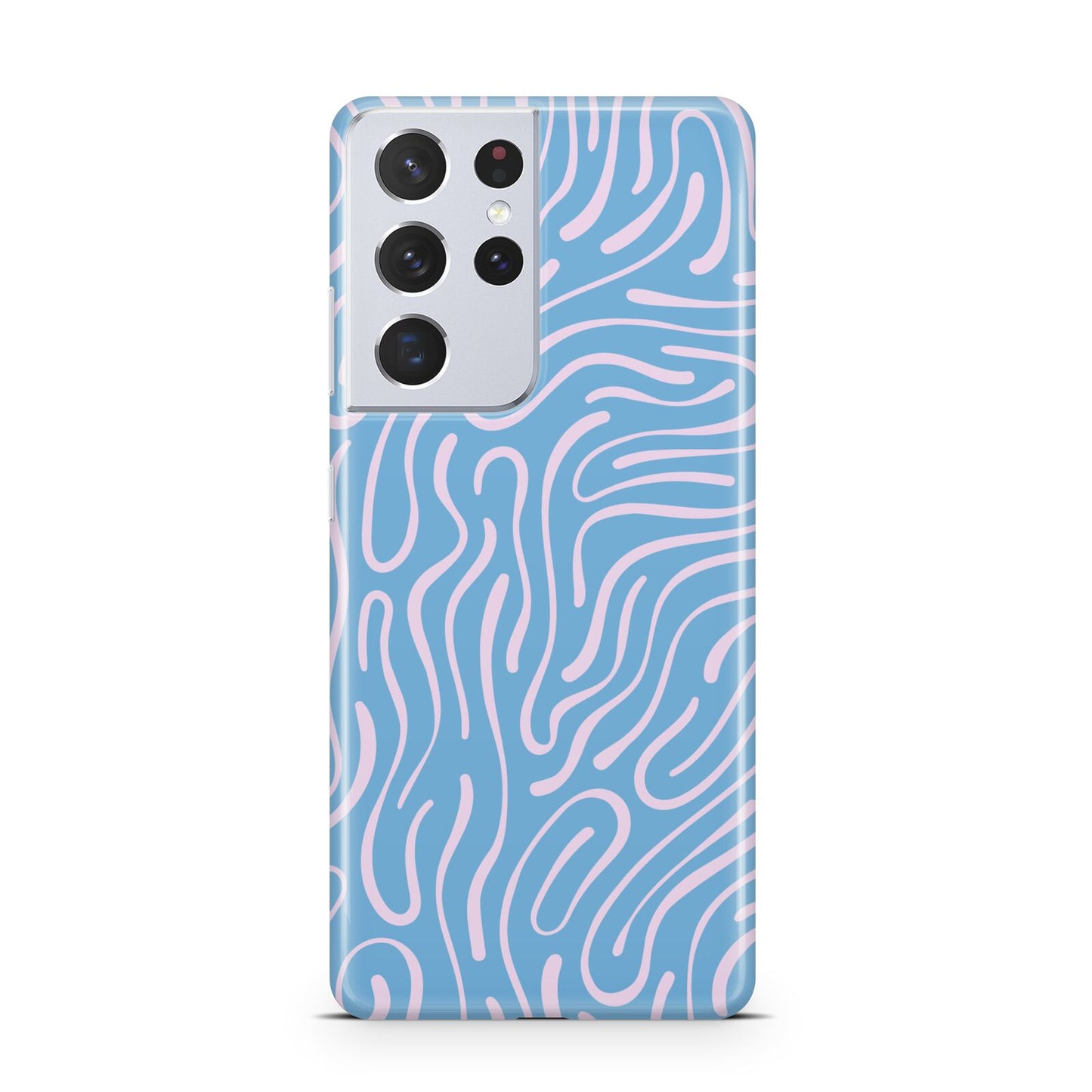 Abstract Ocean Pattern Samsung S21 Ultra Case