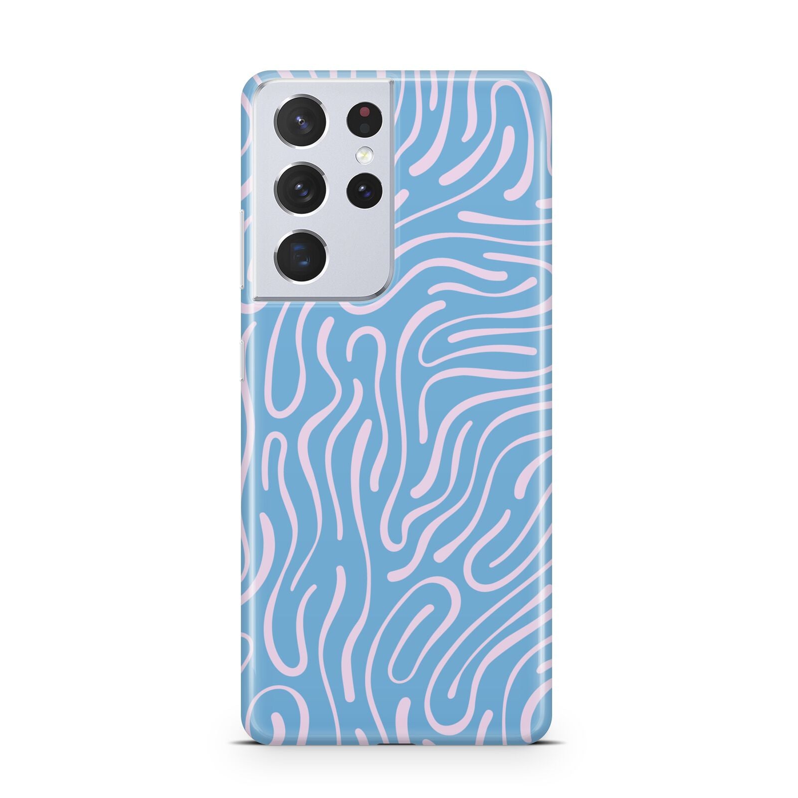 Abstract Ocean Pattern Samsung S21 Ultra Case