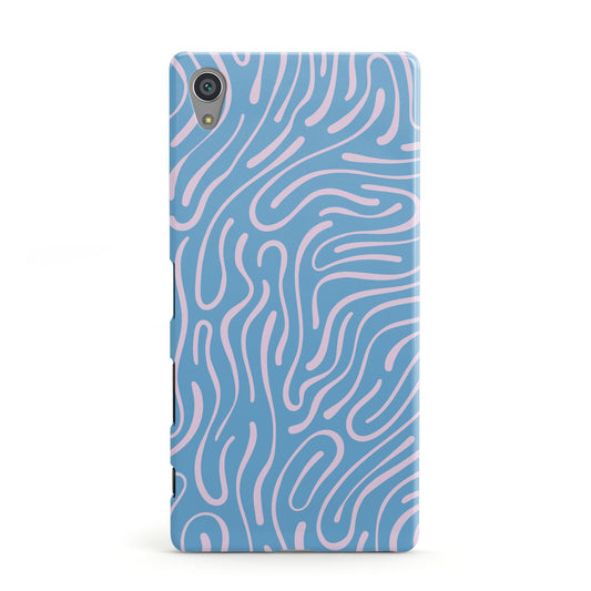 Abstract Ocean Pattern Sony Xperia Case