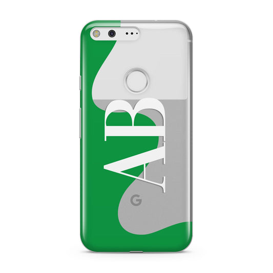 Abstract Personalised Initials Google Pixel Case