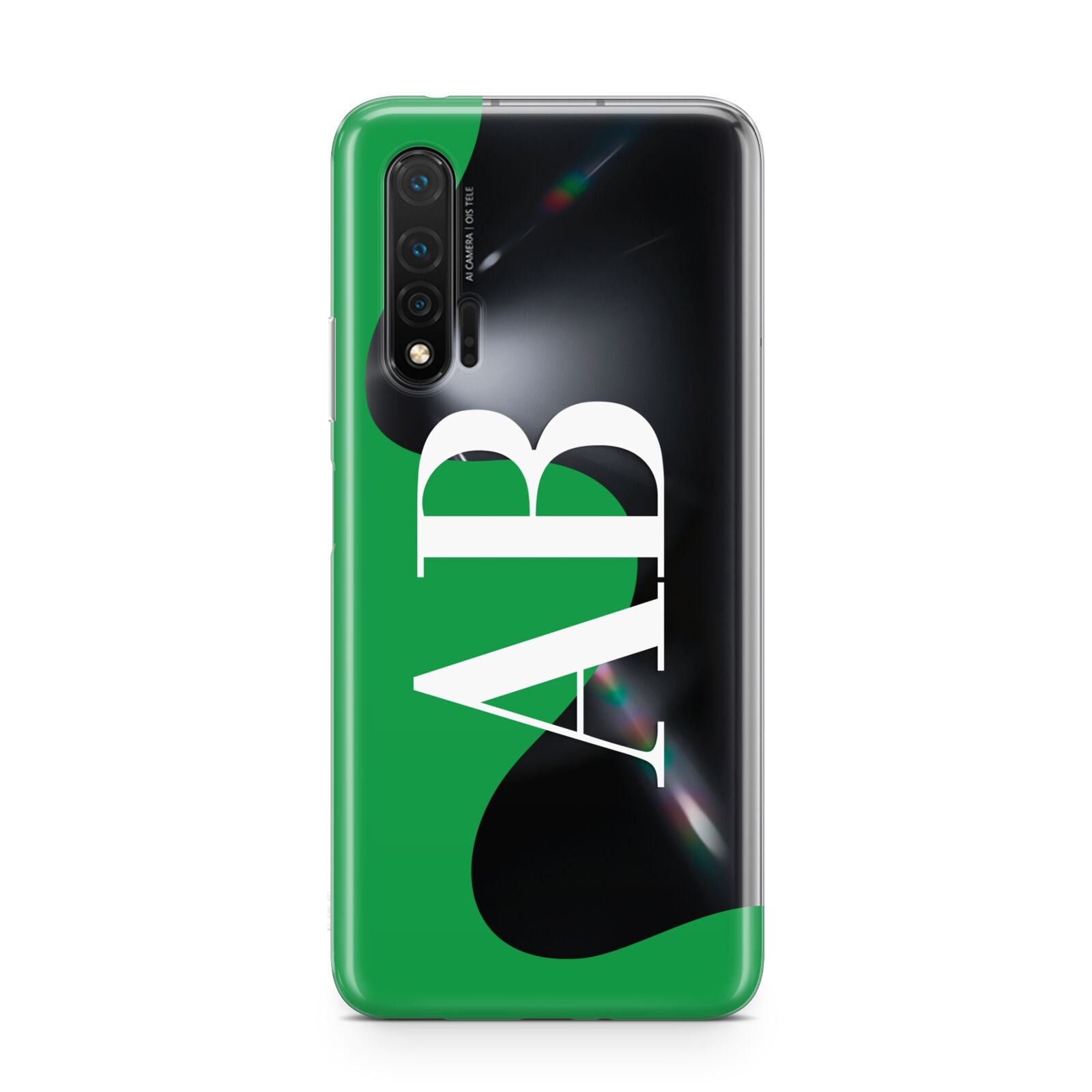 Abstract Personalised Initials Huawei Nova 6 Phone Case