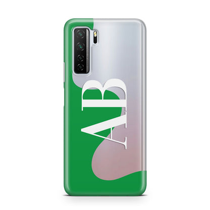 Abstract Personalised Initials Huawei P40 Lite 5G Phone Case