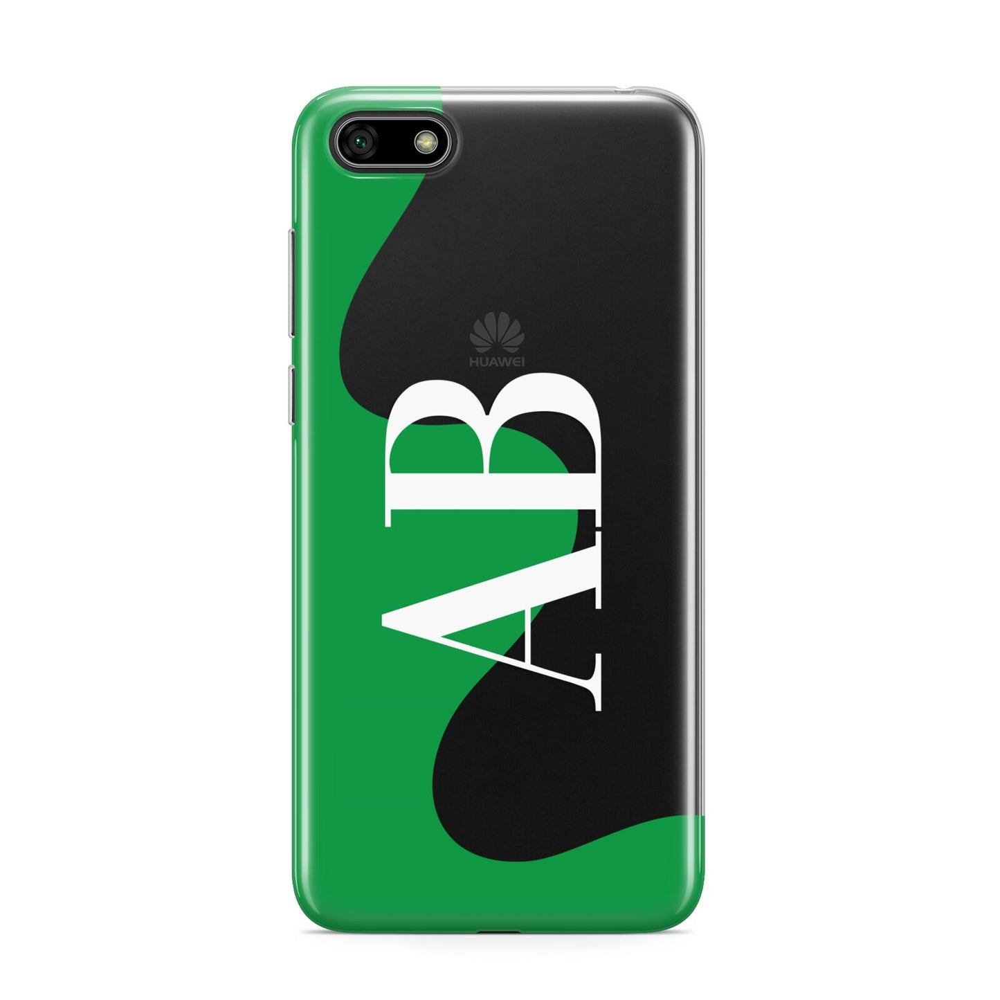 Abstract Personalised Initials Huawei Y5 Prime 2018 Phone Case