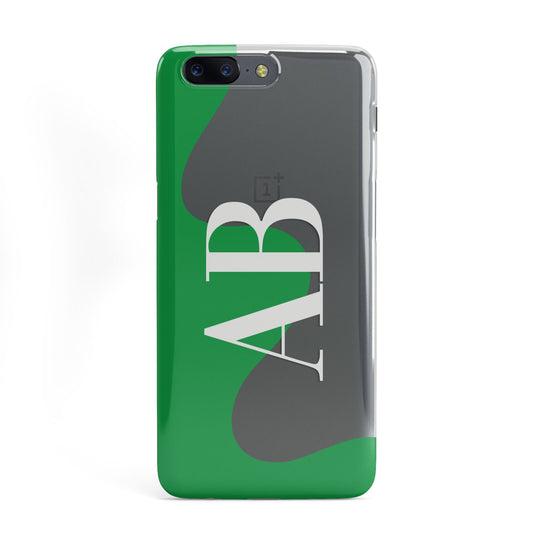 Abstract Personalised Initials OnePlus Case