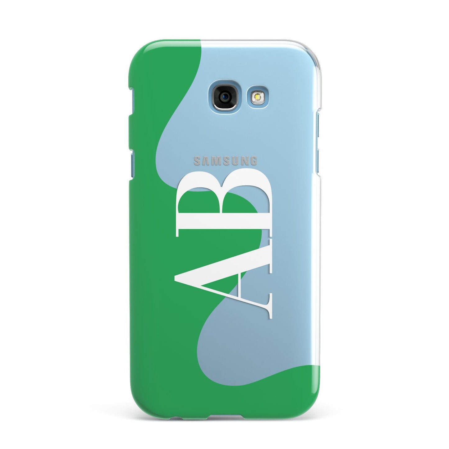 Abstract Personalised Initials Samsung Galaxy A7 2017 Case