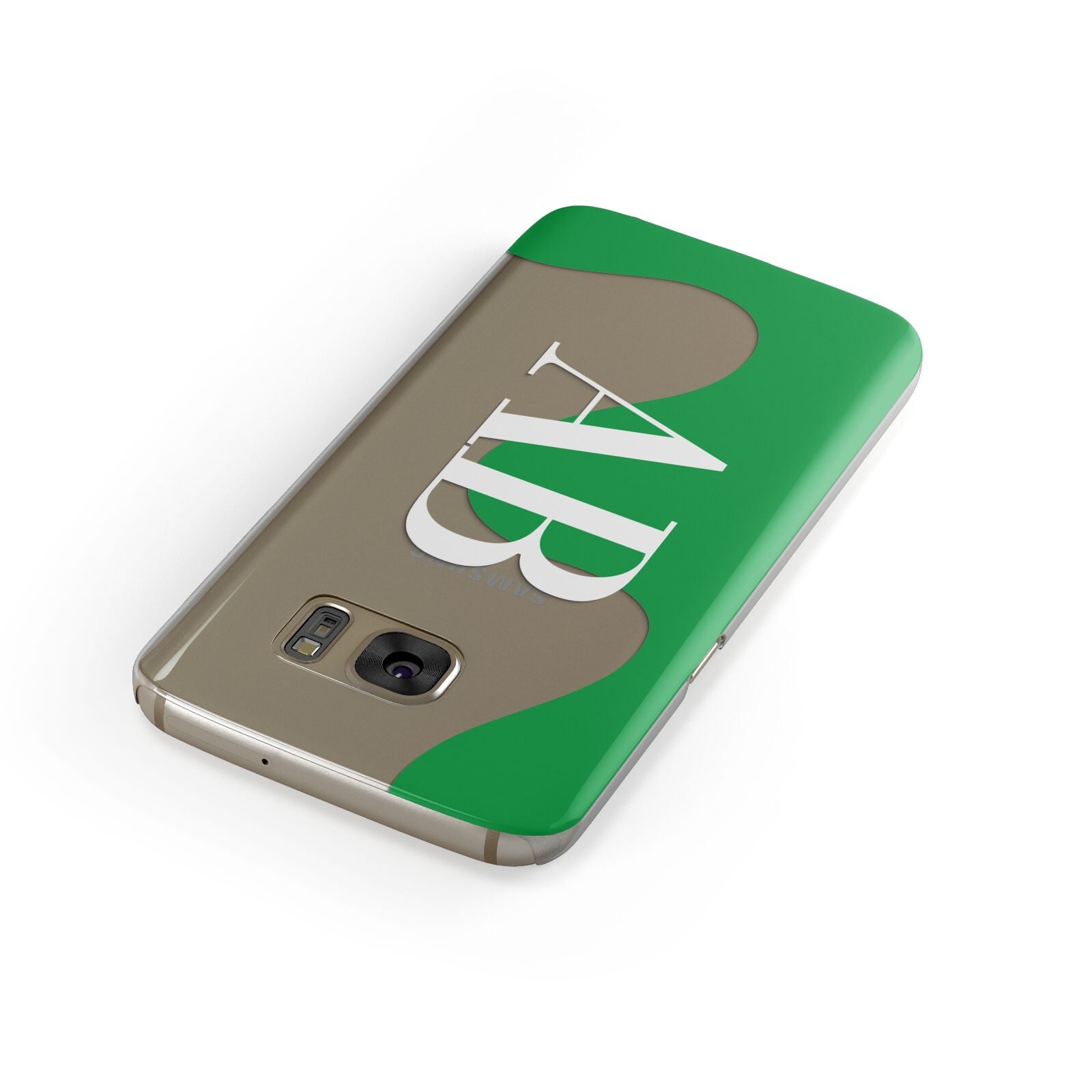 Abstract Personalised Initials Samsung Galaxy Case Front Close Up