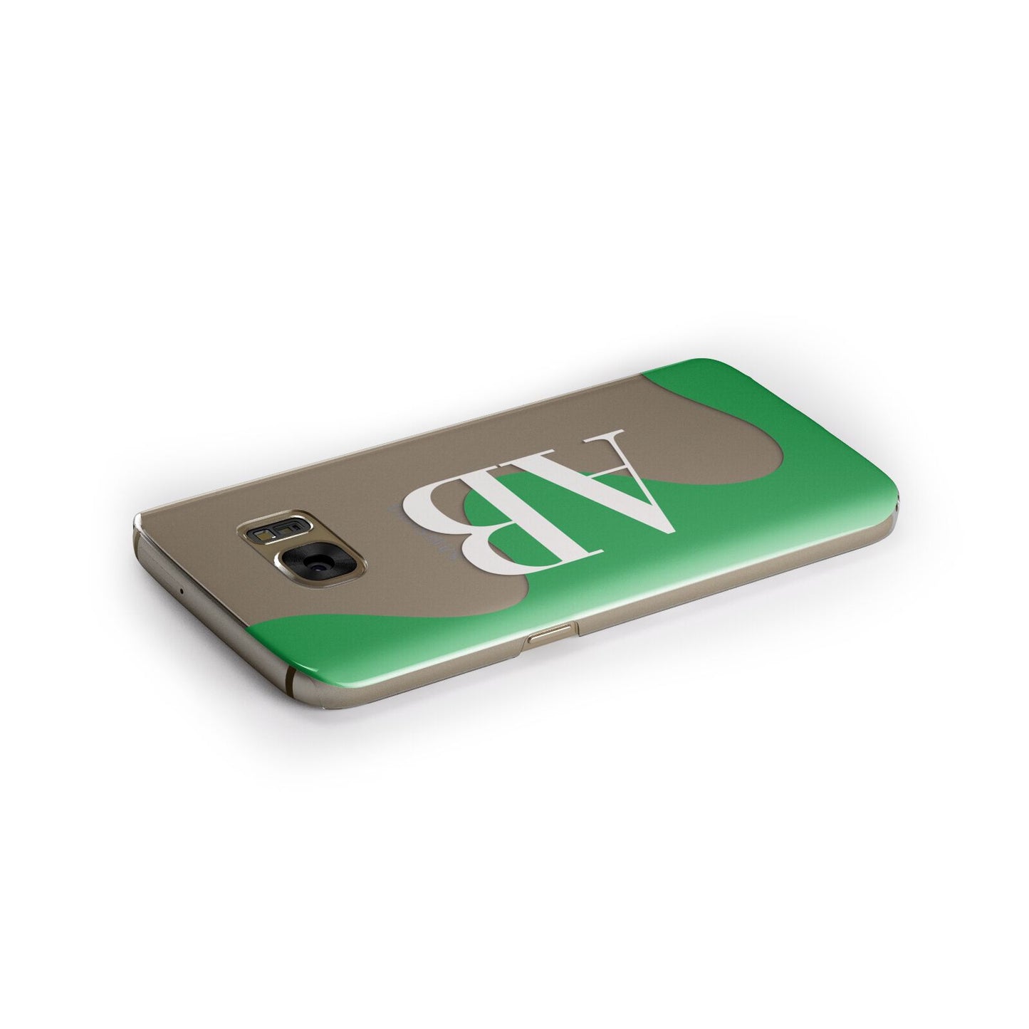 Abstract Personalised Initials Samsung Galaxy Case Side Close Up