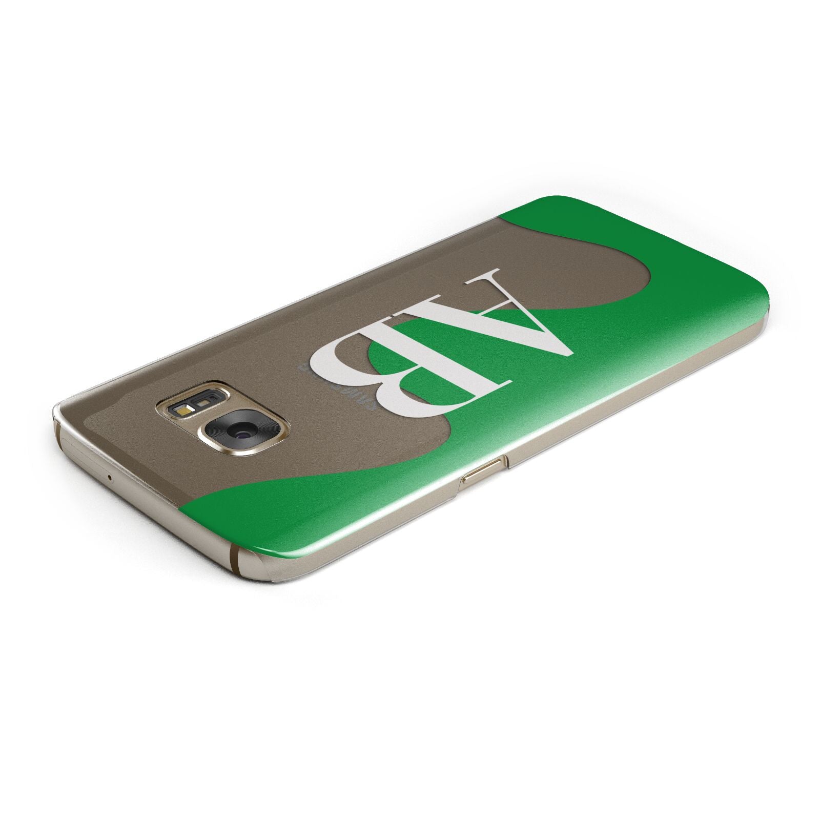 Abstract Personalised Initials Samsung Galaxy Case Top Cutout