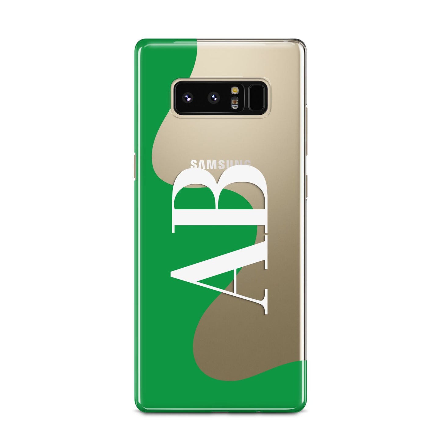 Abstract Personalised Initials Samsung Galaxy Note 8 Case