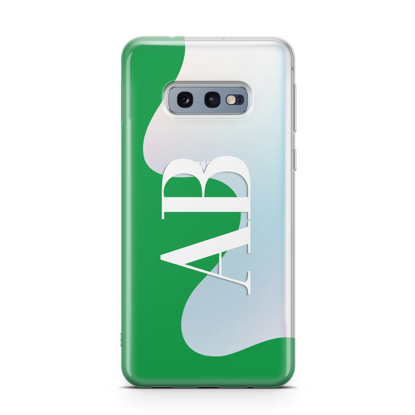 Abstract Personalised Initials Samsung Galaxy S10E Case