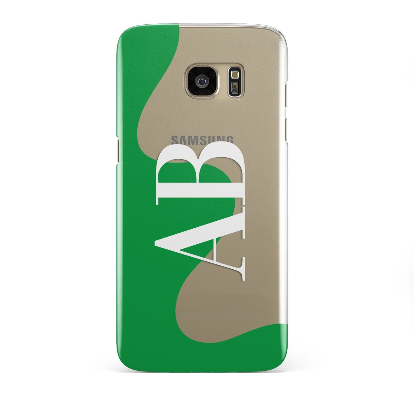 Abstract Personalised Initials Samsung Galaxy S7 Edge Case