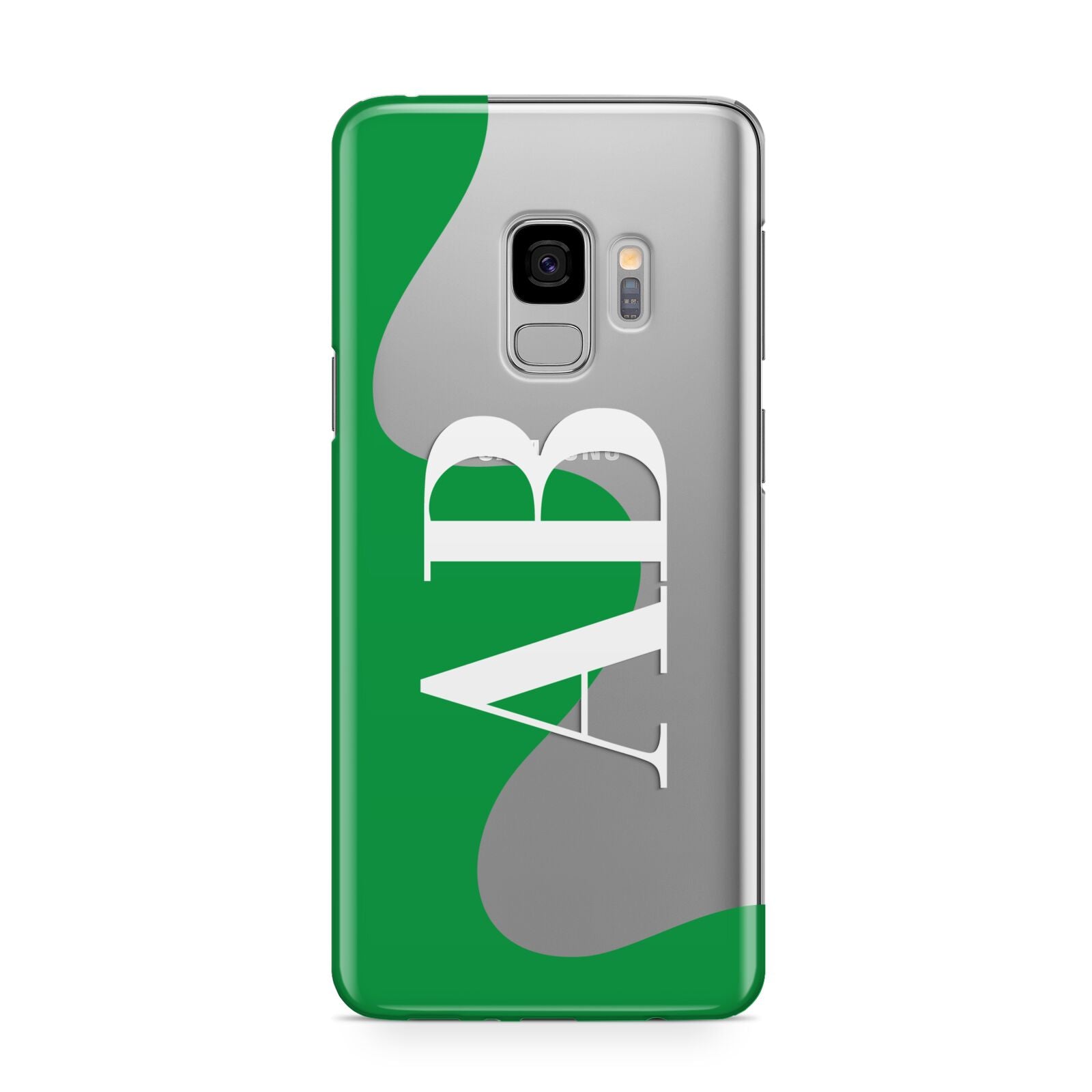 Abstract Personalised Initials Samsung Galaxy S9 Case