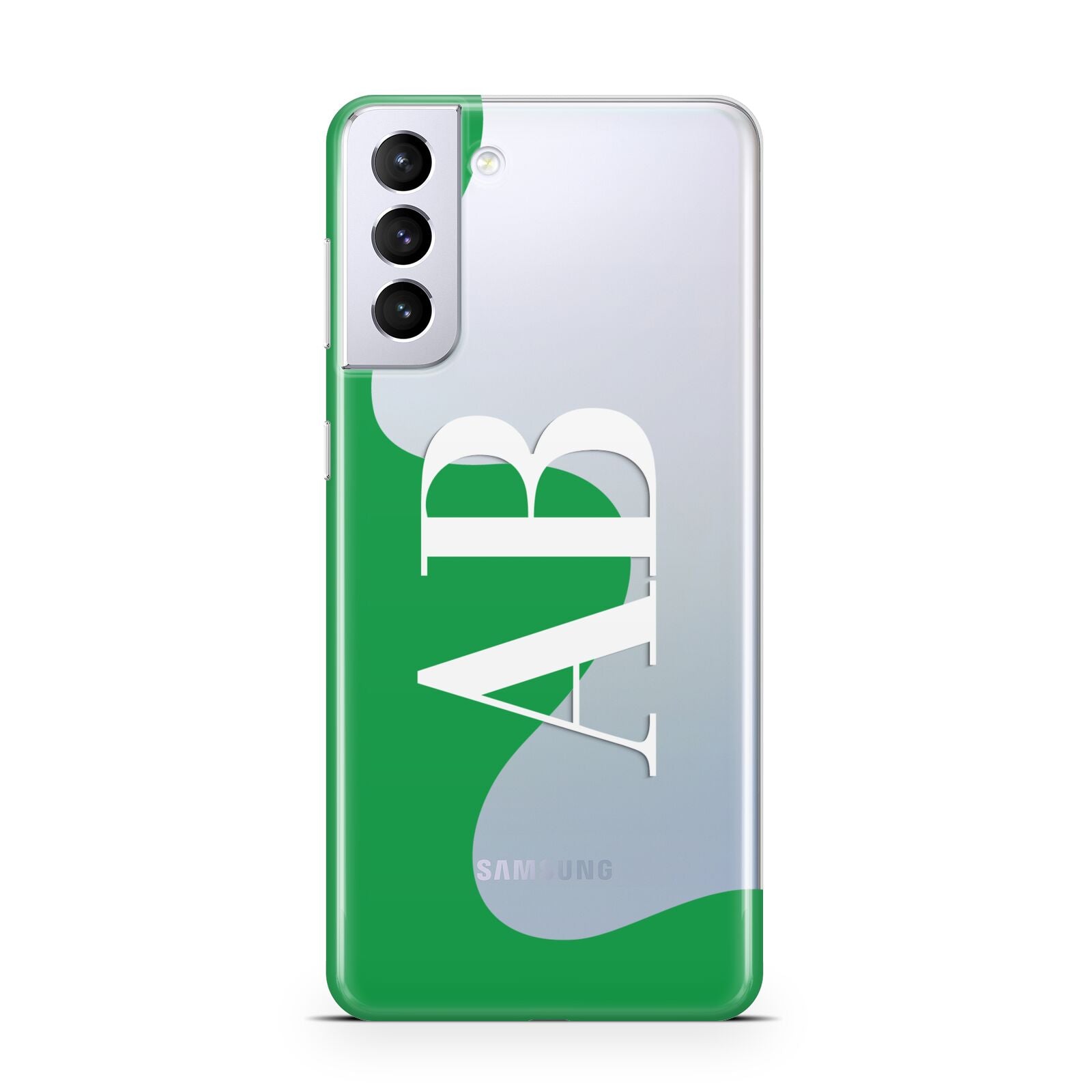 Abstract Personalised Initials Samsung S21 Plus Case