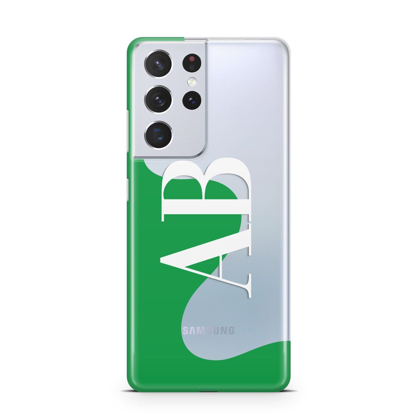 Abstract Personalised Initials Samsung S21 Ultra Case