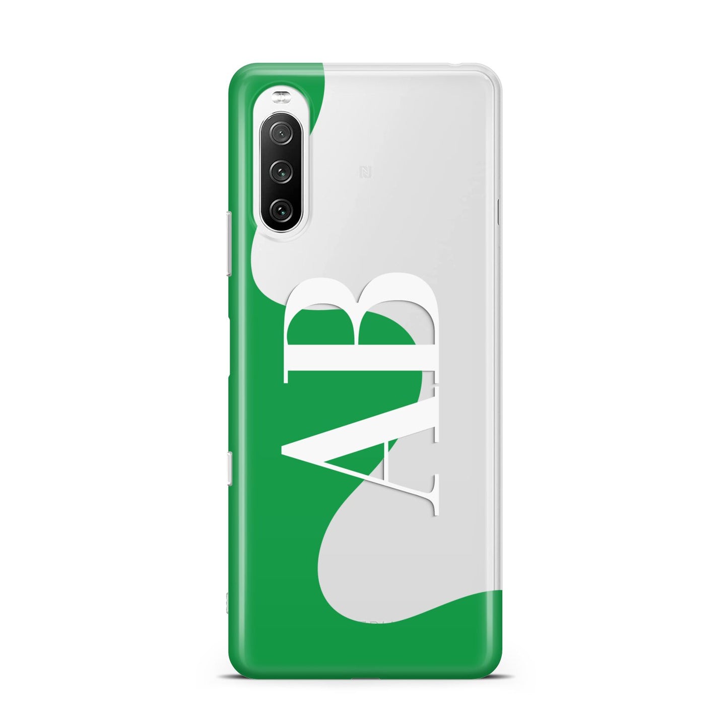 Abstract Personalised Initials Sony Xperia 10 III Case