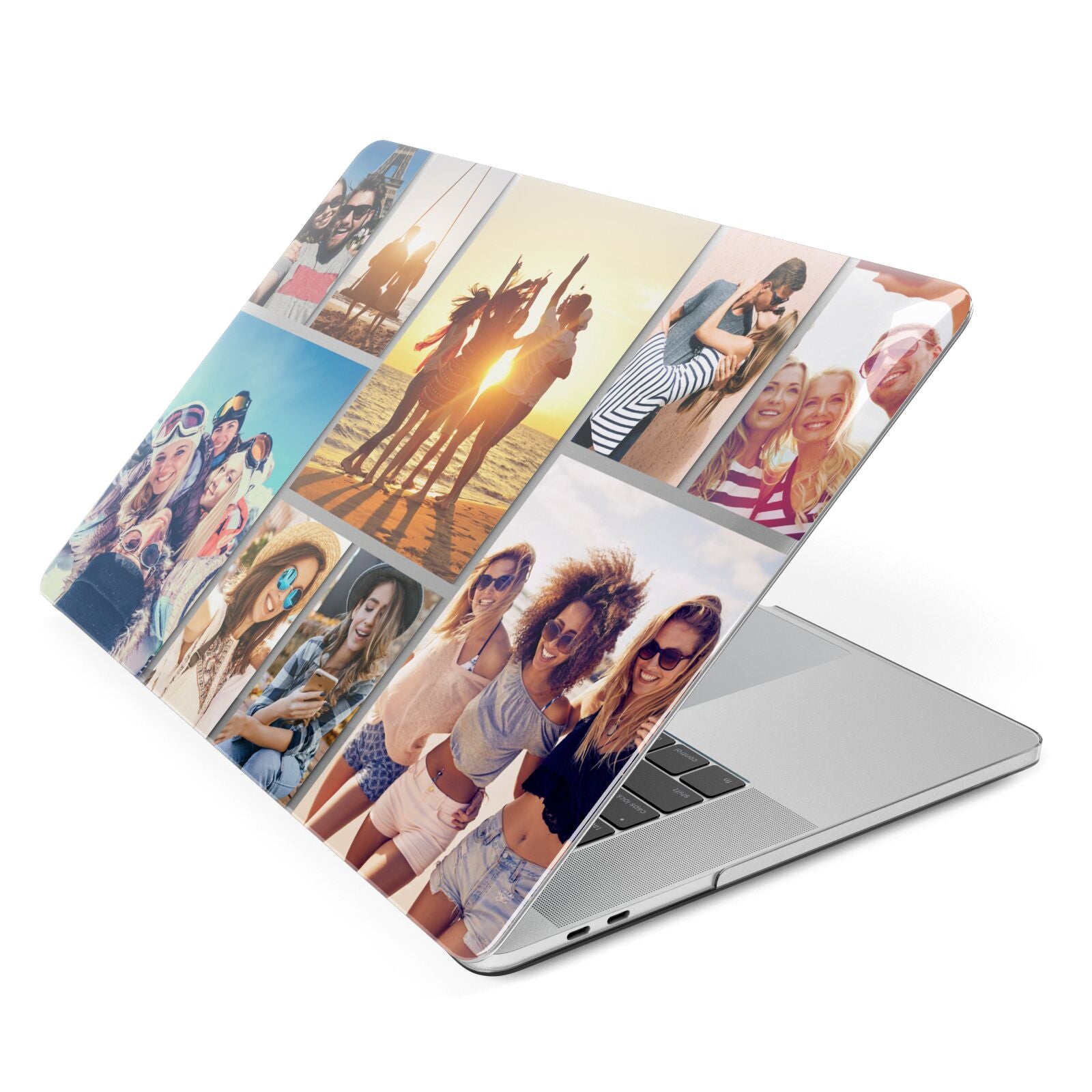 Abstract Photo Collage Upload Apple MacBook Case Side View