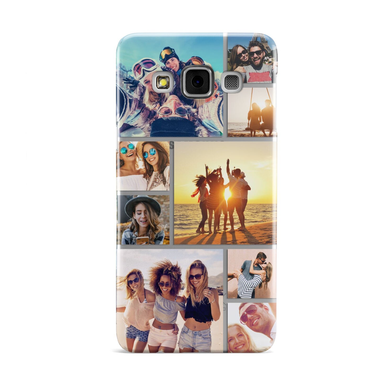 Abstract Photo Collage Upload Samsung Galaxy A3 Case