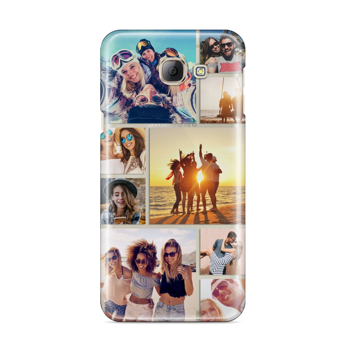 Abstract Photo Collage Upload Samsung Galaxy A8 2016 Case