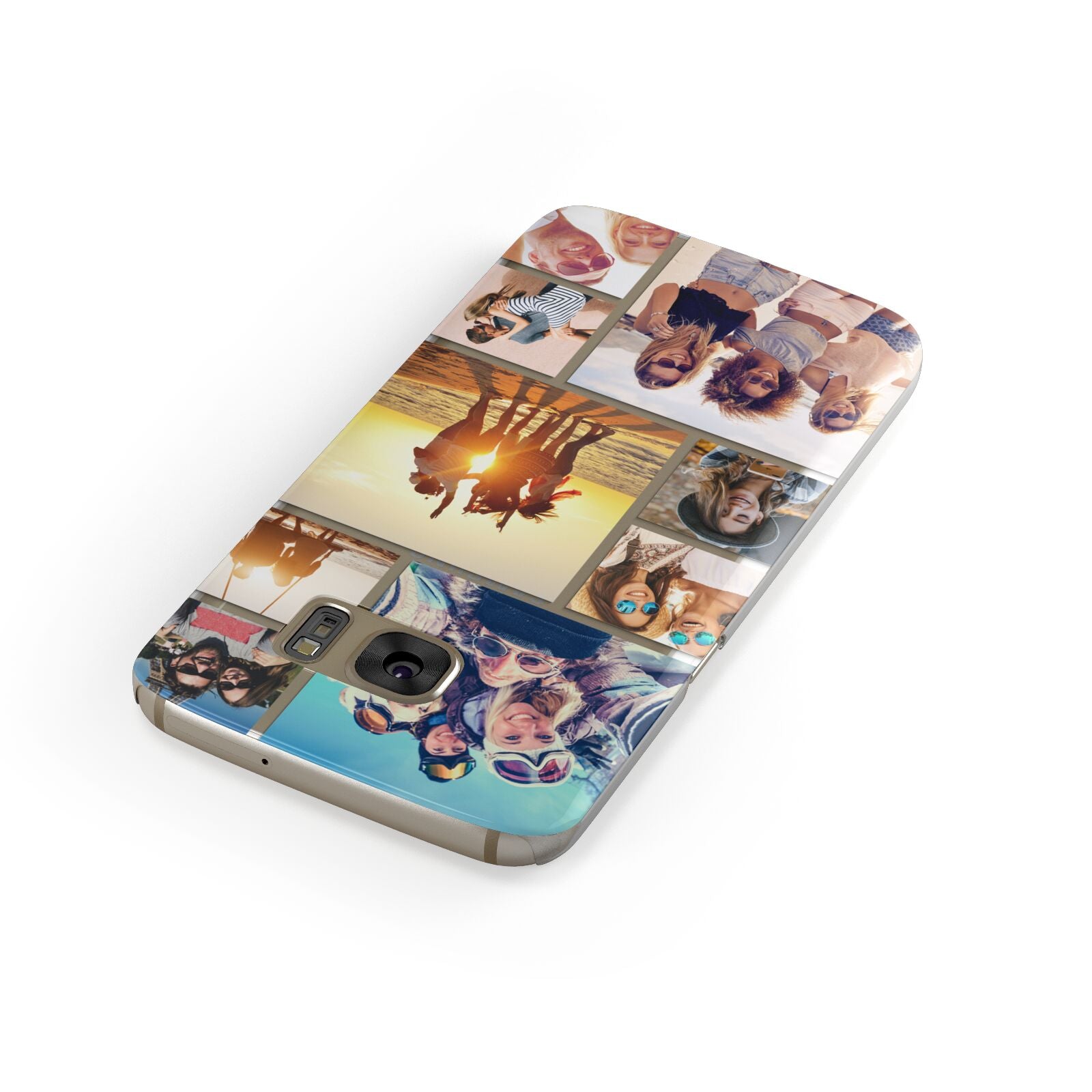 Abstract Photo Collage Upload Samsung Galaxy Case Front Close Up