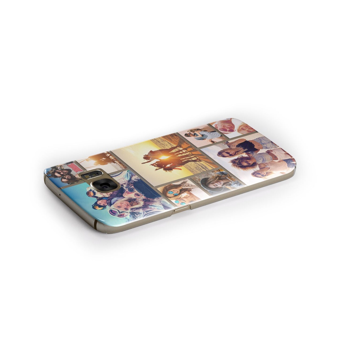 Abstract Photo Collage Upload Samsung Galaxy Case Side Close Up