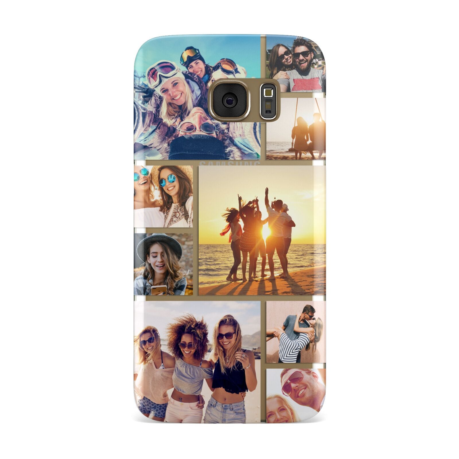 Abstract Photo Collage Upload Samsung Galaxy Case