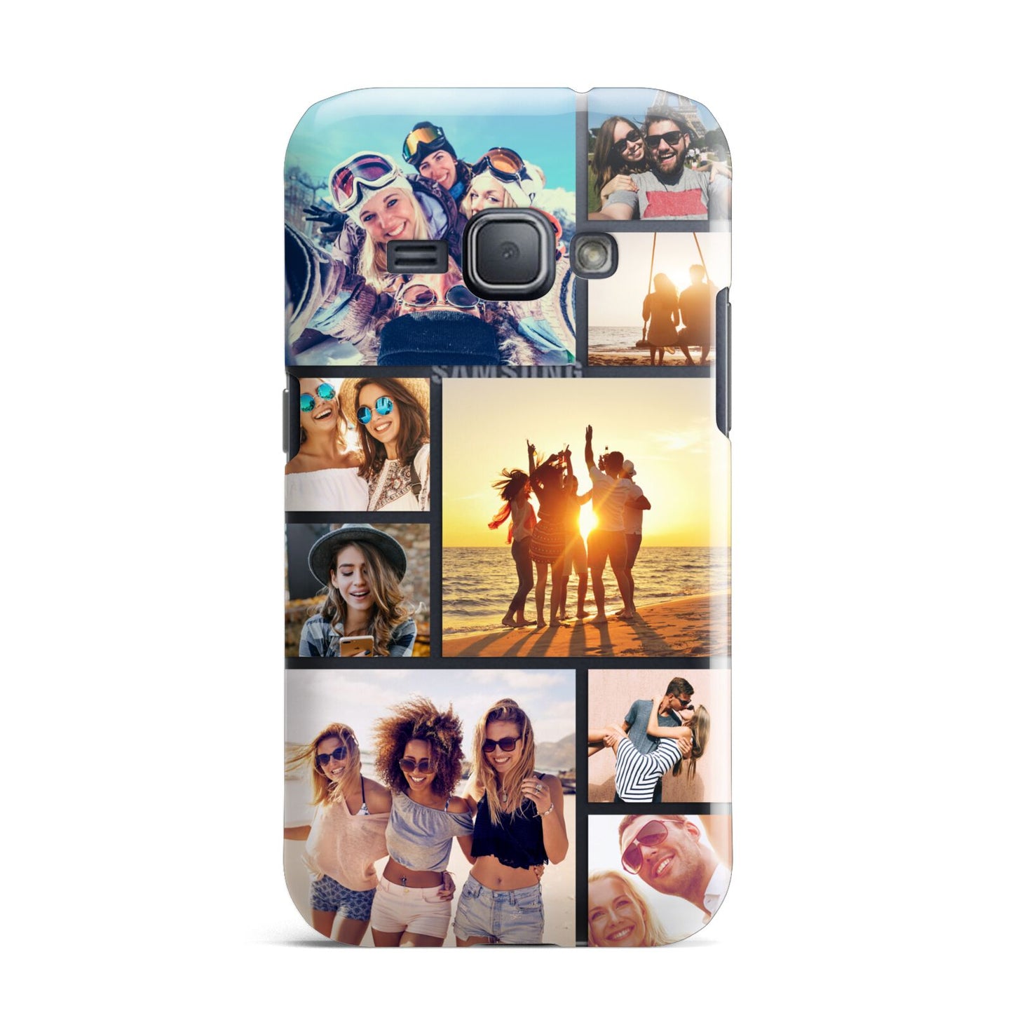 Abstract Photo Collage Upload Samsung Galaxy J1 2016 Case