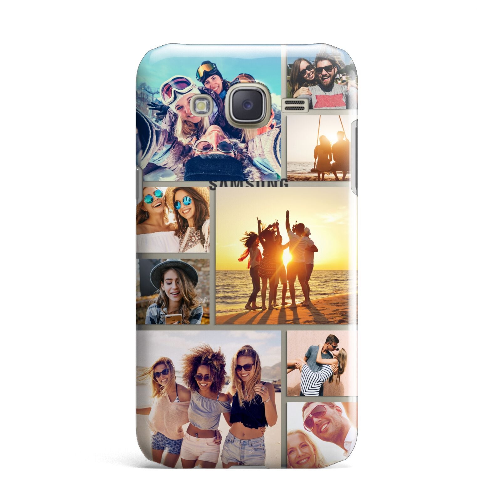 Abstract Photo Collage Upload Samsung Galaxy J7 Case