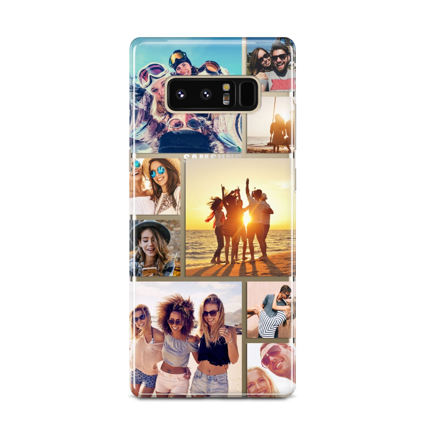 Abstract Photo Collage Upload Samsung Galaxy Note 8 Case