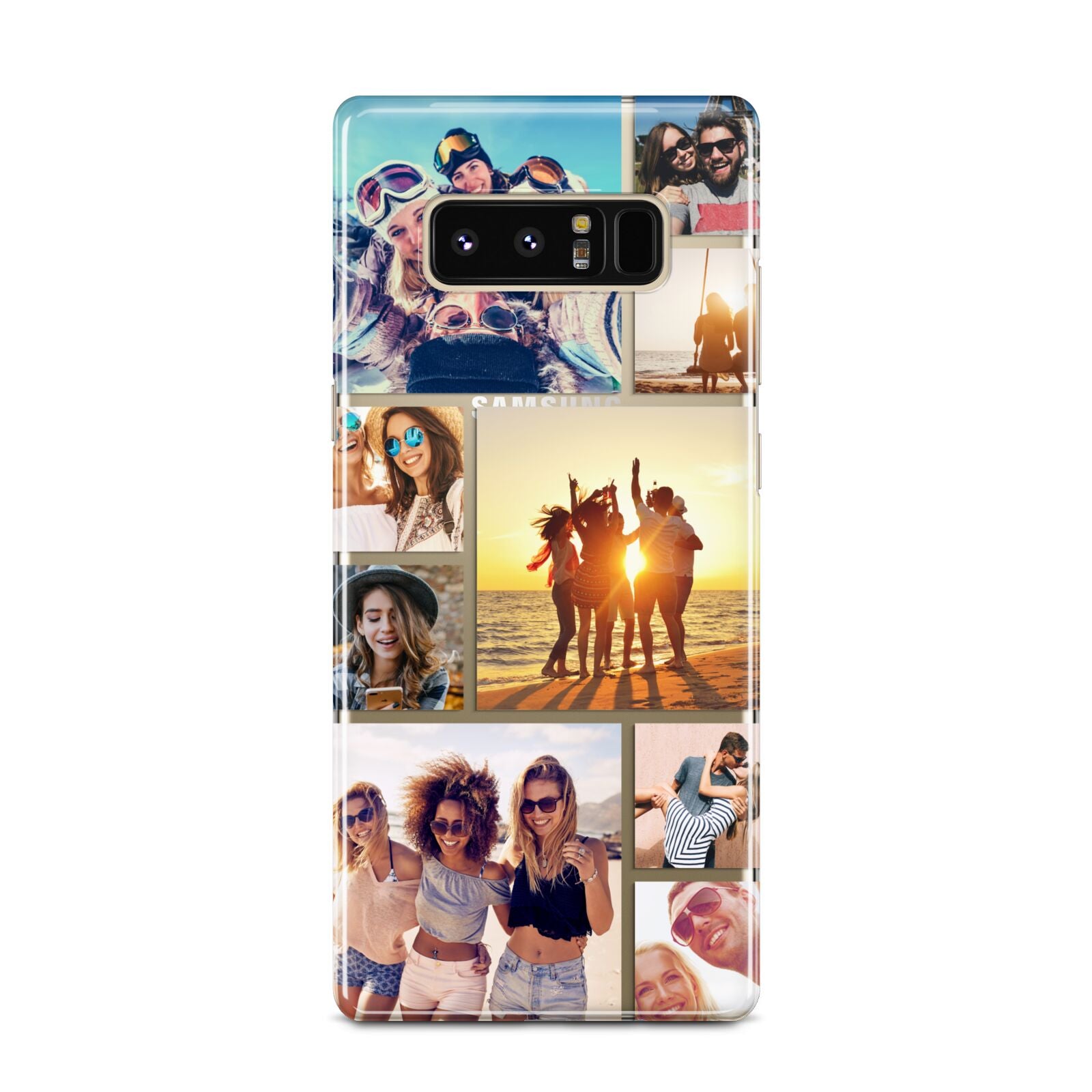 Abstract Photo Collage Upload Samsung Galaxy Note 8 Case