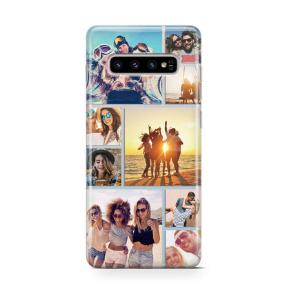 Abstract Photo Collage Upload Samsung Galaxy S10 Case