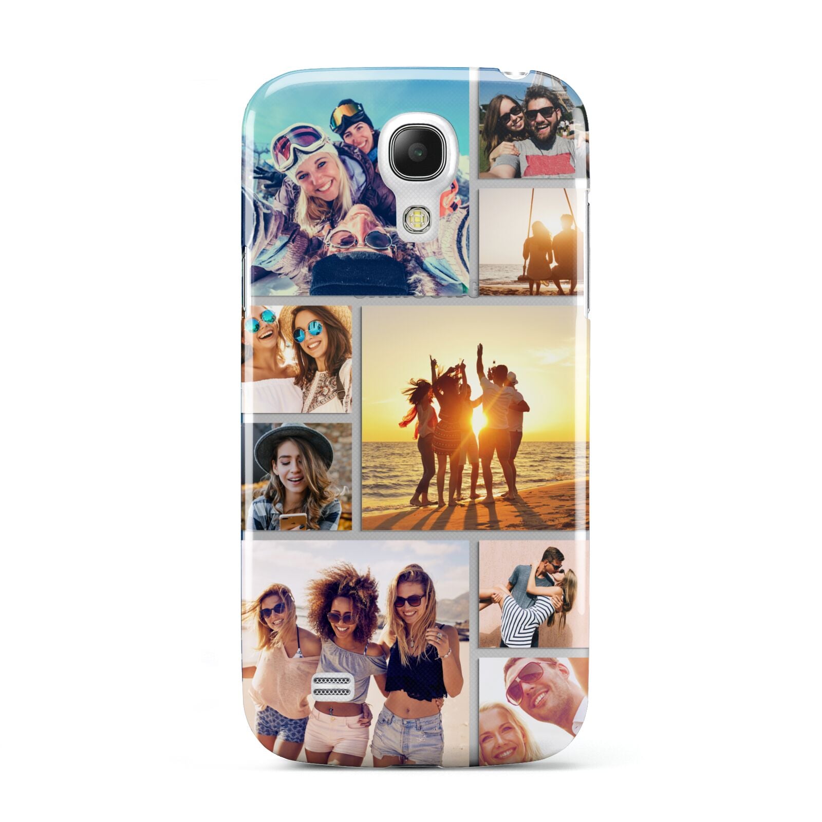 Abstract Photo Collage Upload Samsung Galaxy S4 Mini Case