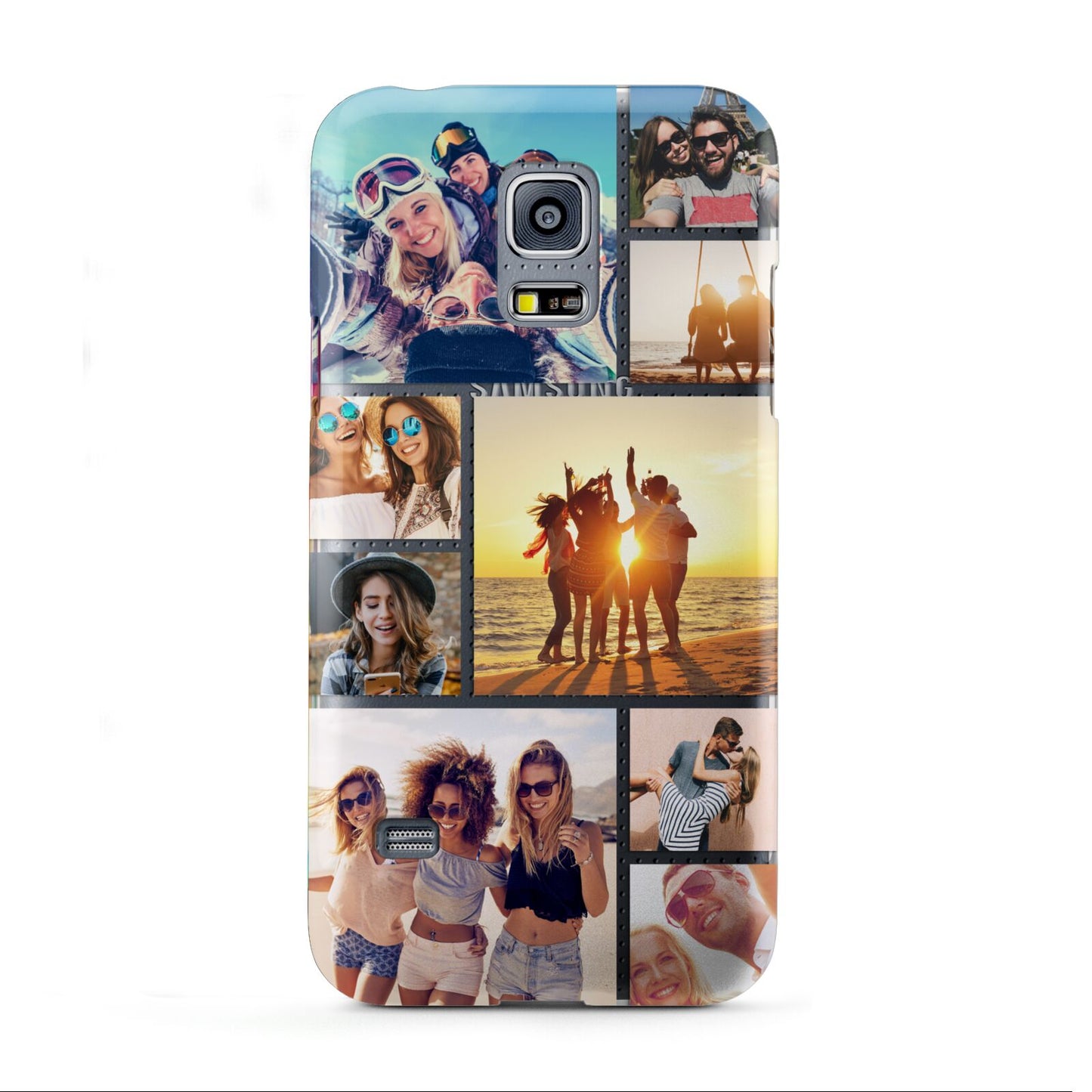 Abstract Photo Collage Upload Samsung Galaxy S5 Mini Case