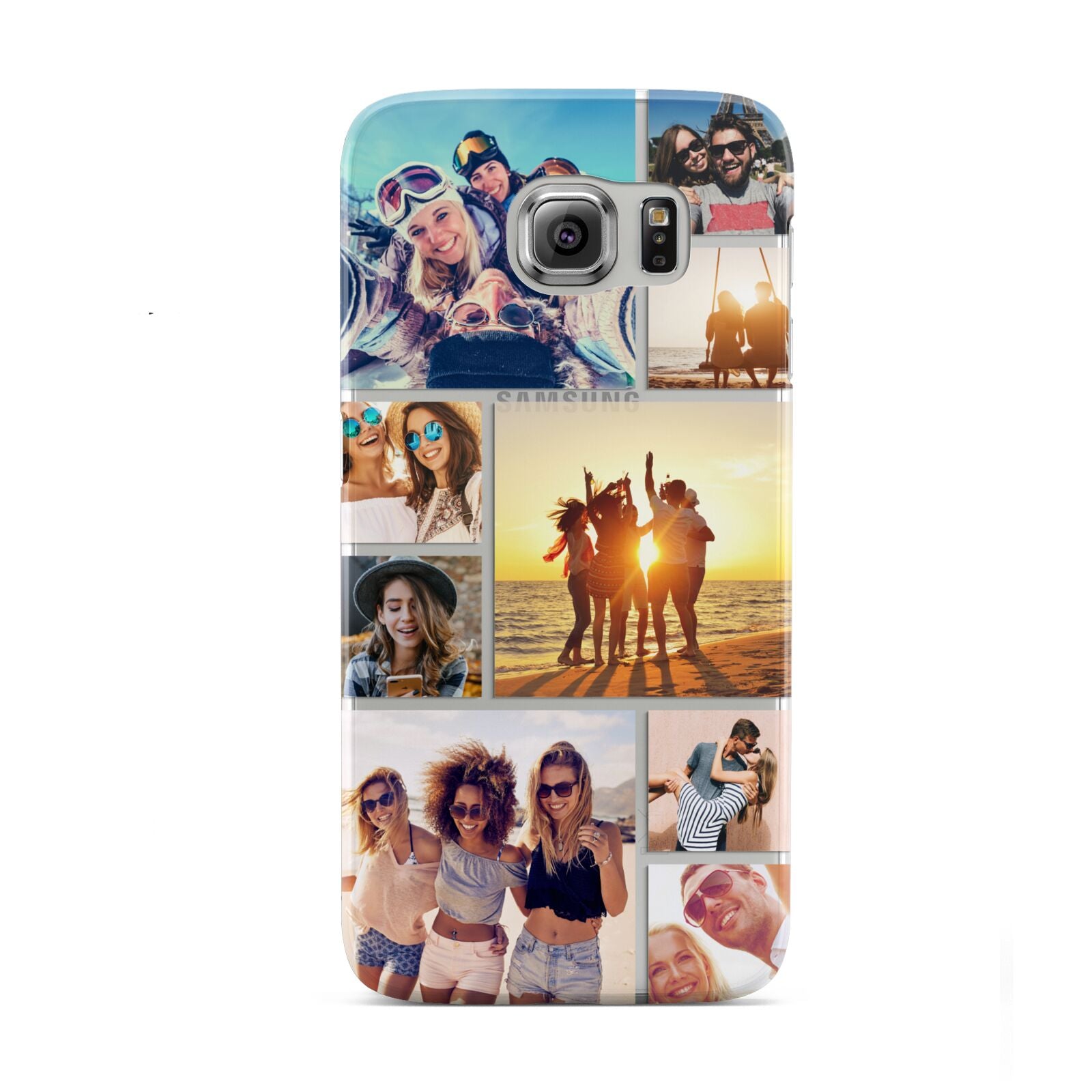 Abstract Photo Collage Upload Samsung Galaxy S6 Case