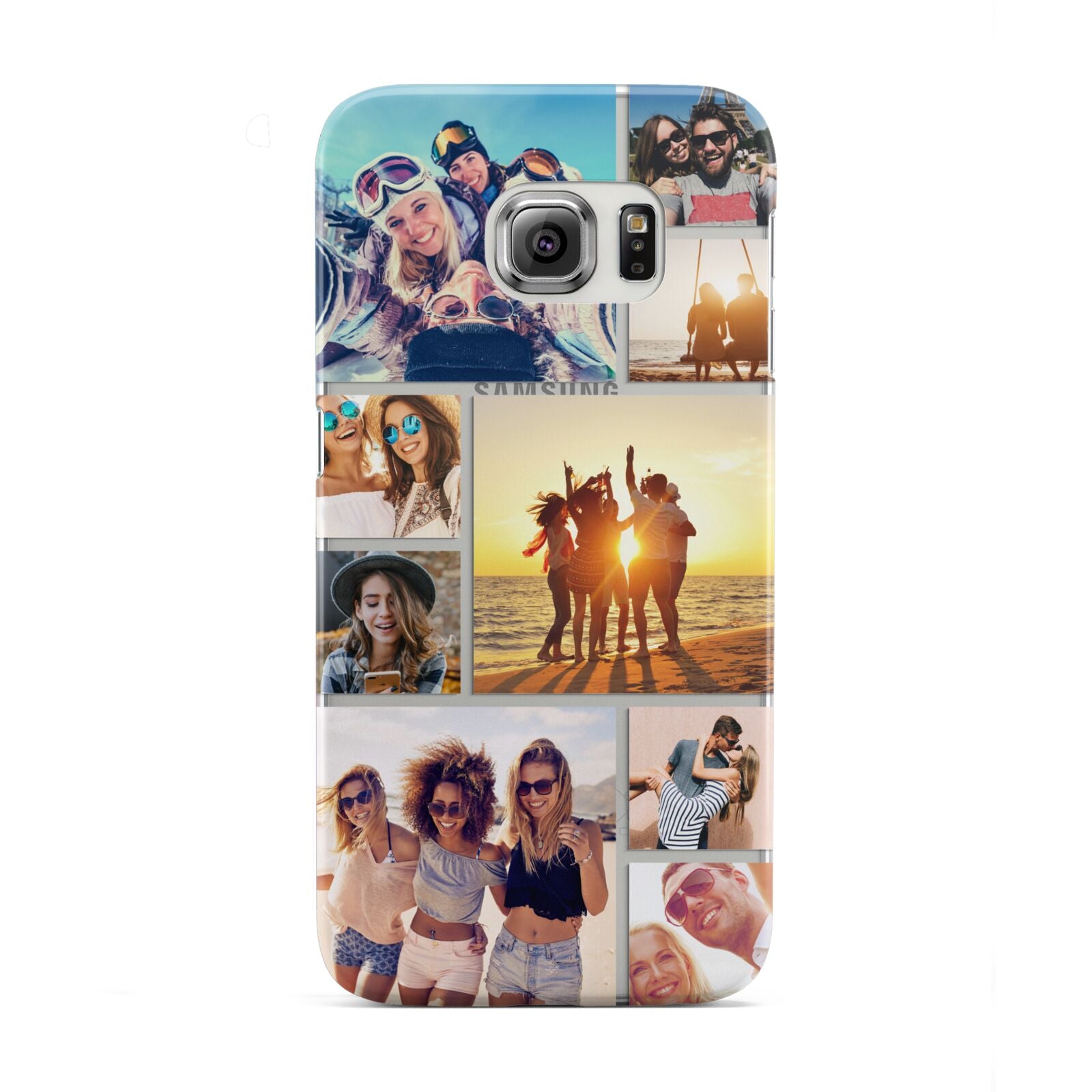 Abstract Photo Collage Upload Samsung Galaxy S6 Edge Case