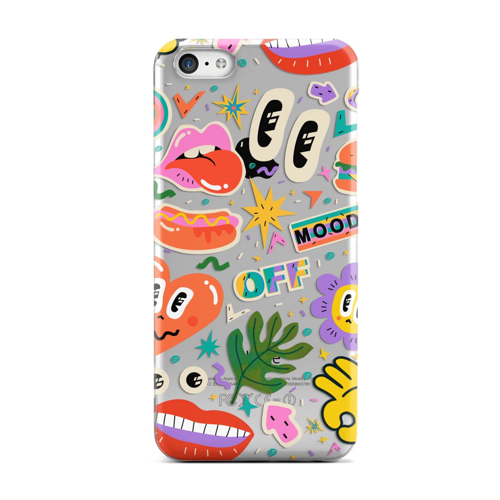 Abstract Shape Sticker Apple iPhone 5c Case