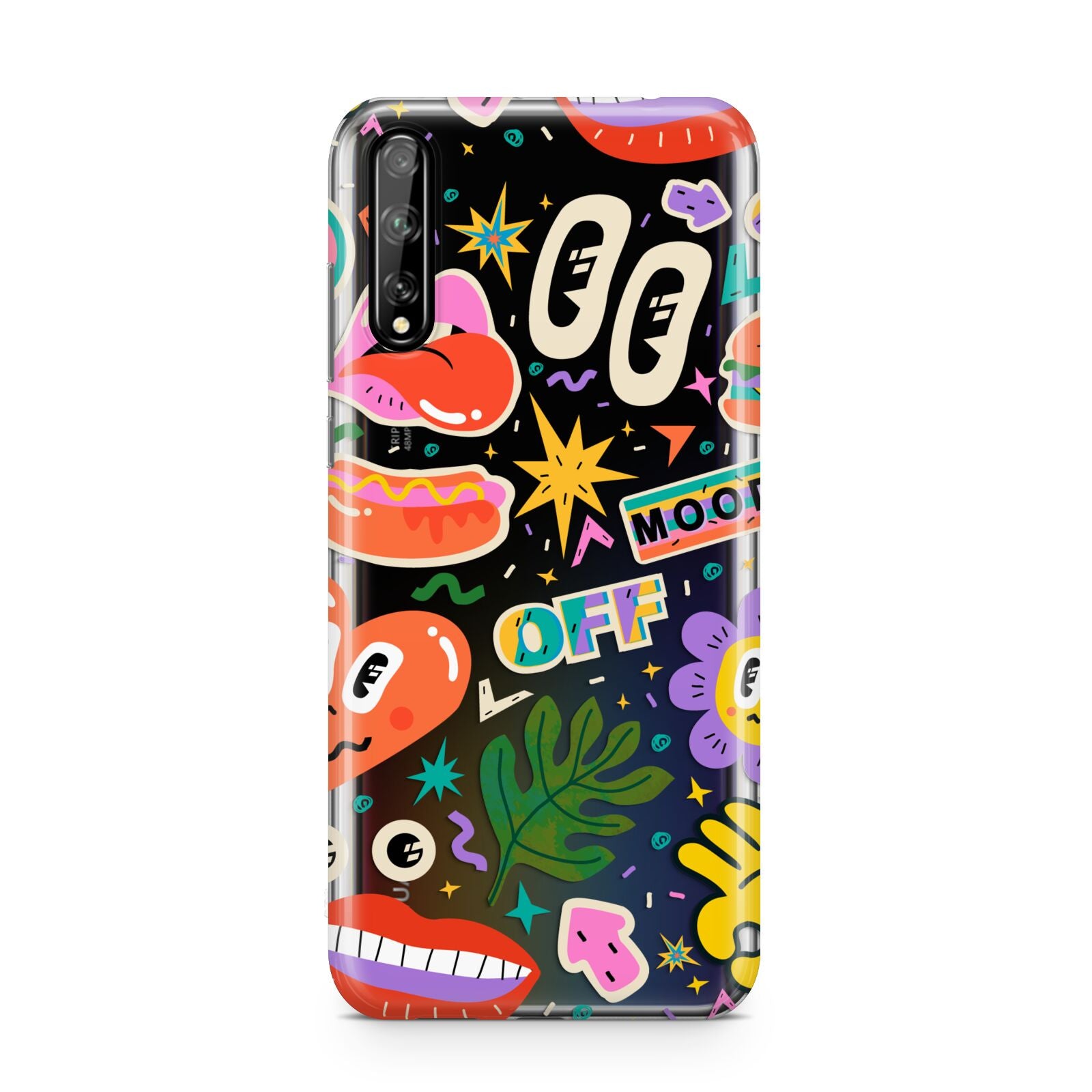 Abstract Shape Sticker Huawei Enjoy 10s Phone Case