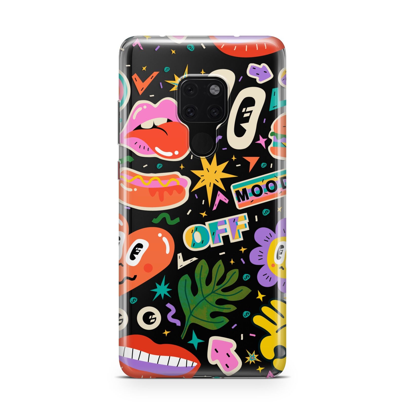 Abstract Shape Sticker Huawei Mate 20 Phone Case