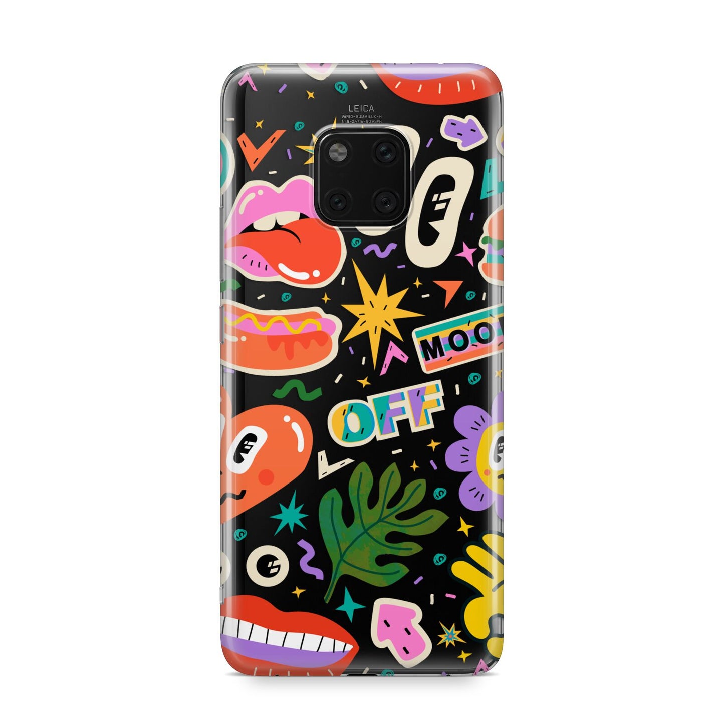 Abstract Shape Sticker Huawei Mate 20 Pro Phone Case